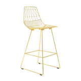 Noir Wire Barchair - Gold