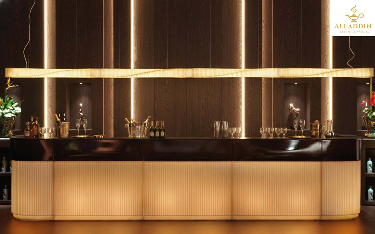 Bauhaus Corner Lit Bar