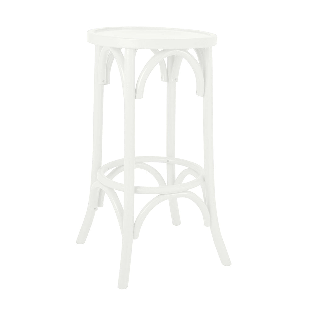 Classic Curve Barstool - White