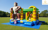 Large Monkey-Themed Bouncy Castle
