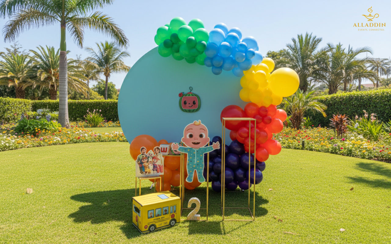 Blue Cocomelon-Themed Decoration