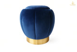 Blue Lotus Pouf