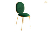 Emerald Green Round Back Chair