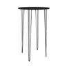 Hairpin Cocktail Table Round - Black