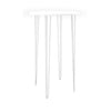 Hairpin Cocktail Table Round - White