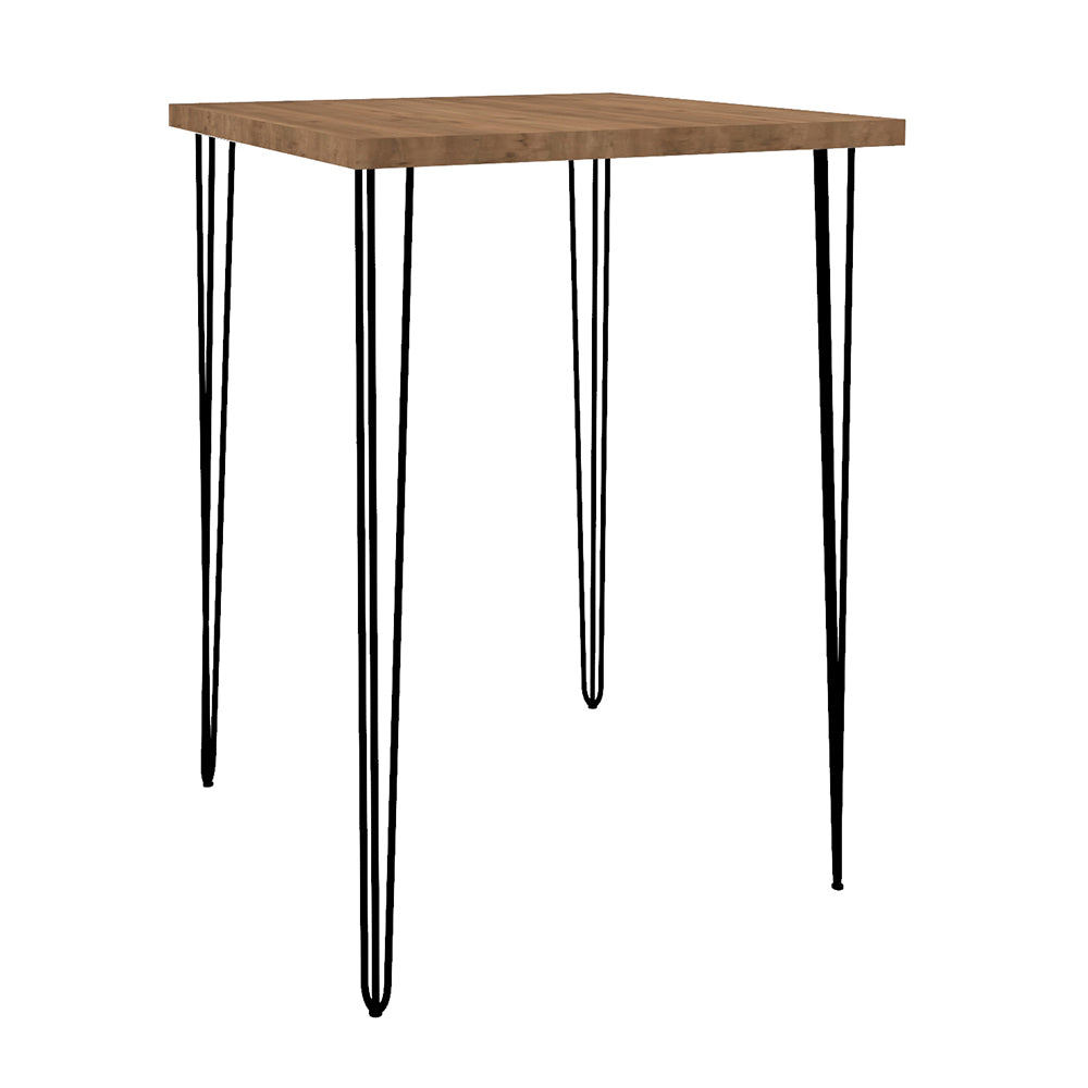 Hairpin Cocktail Table Square - Wooden