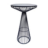 Noir Wireline Cocktail Table - Black