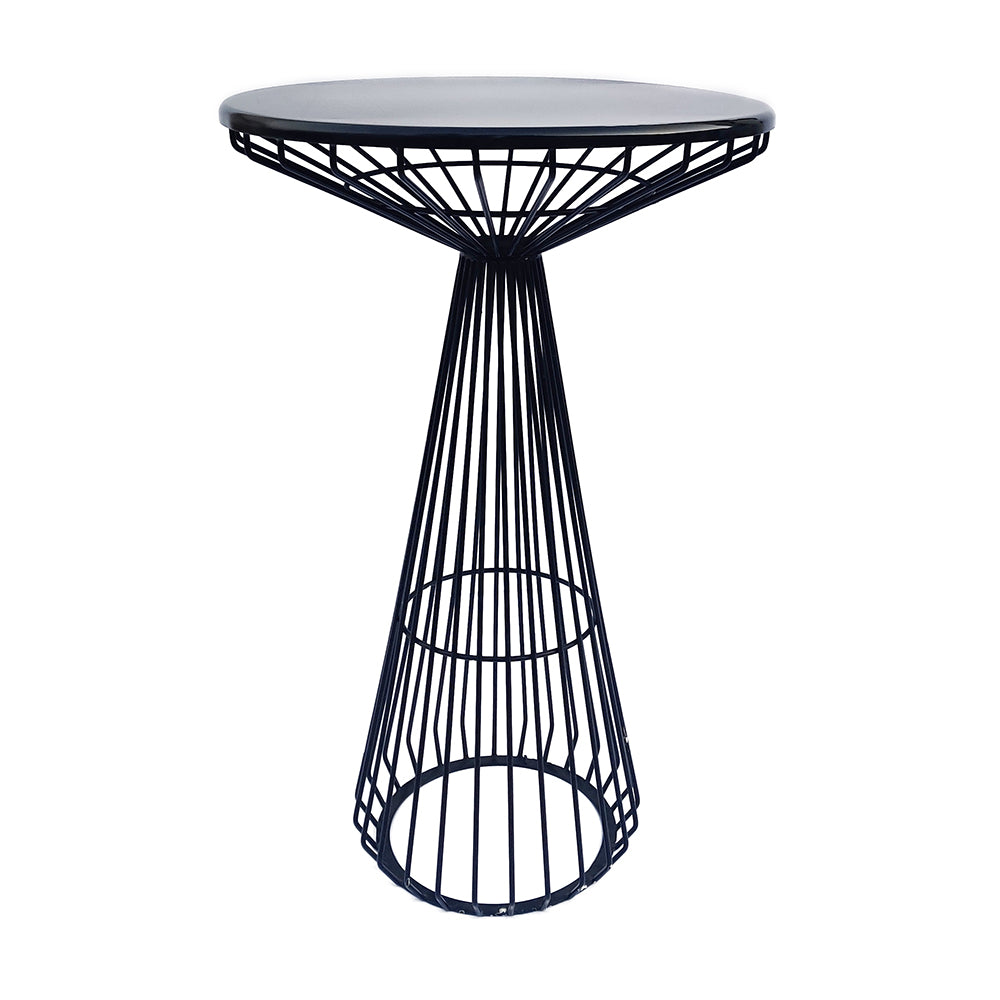 Noir Wireline Cocktail Table - Black