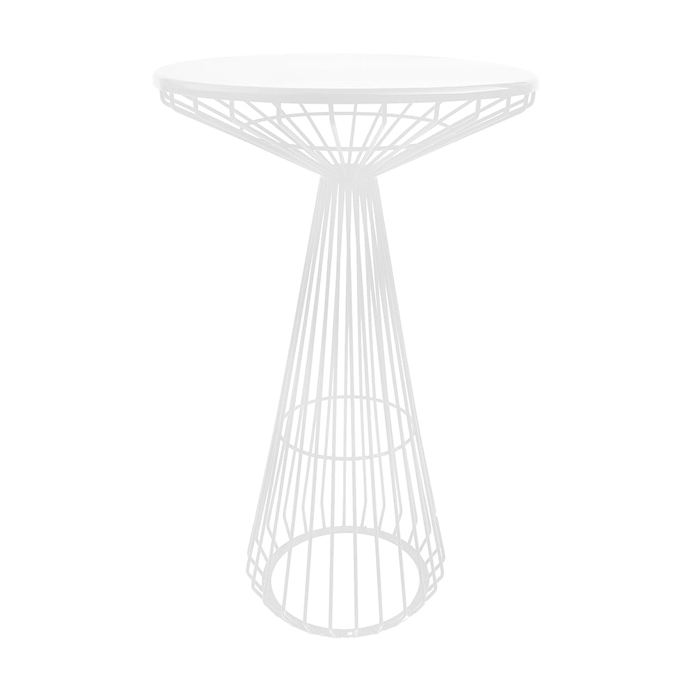 Noir Wireline Cocktail Table - White