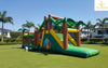 Jungle-Themed Hurdle Inflatable Bouncy