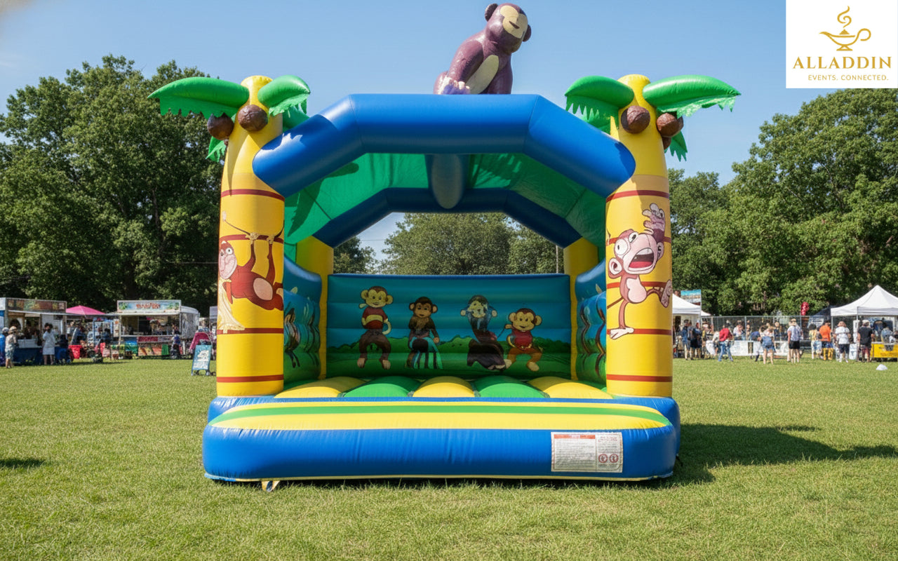 Jungle Jam–Themed Bouncy Castle