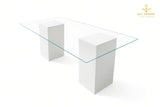 Le Minou Regal Glass Dining Table