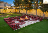 Premium Low Majlis Lounge Setup (For 12 Guests)
