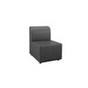 Luna One Seater Sofa - Black