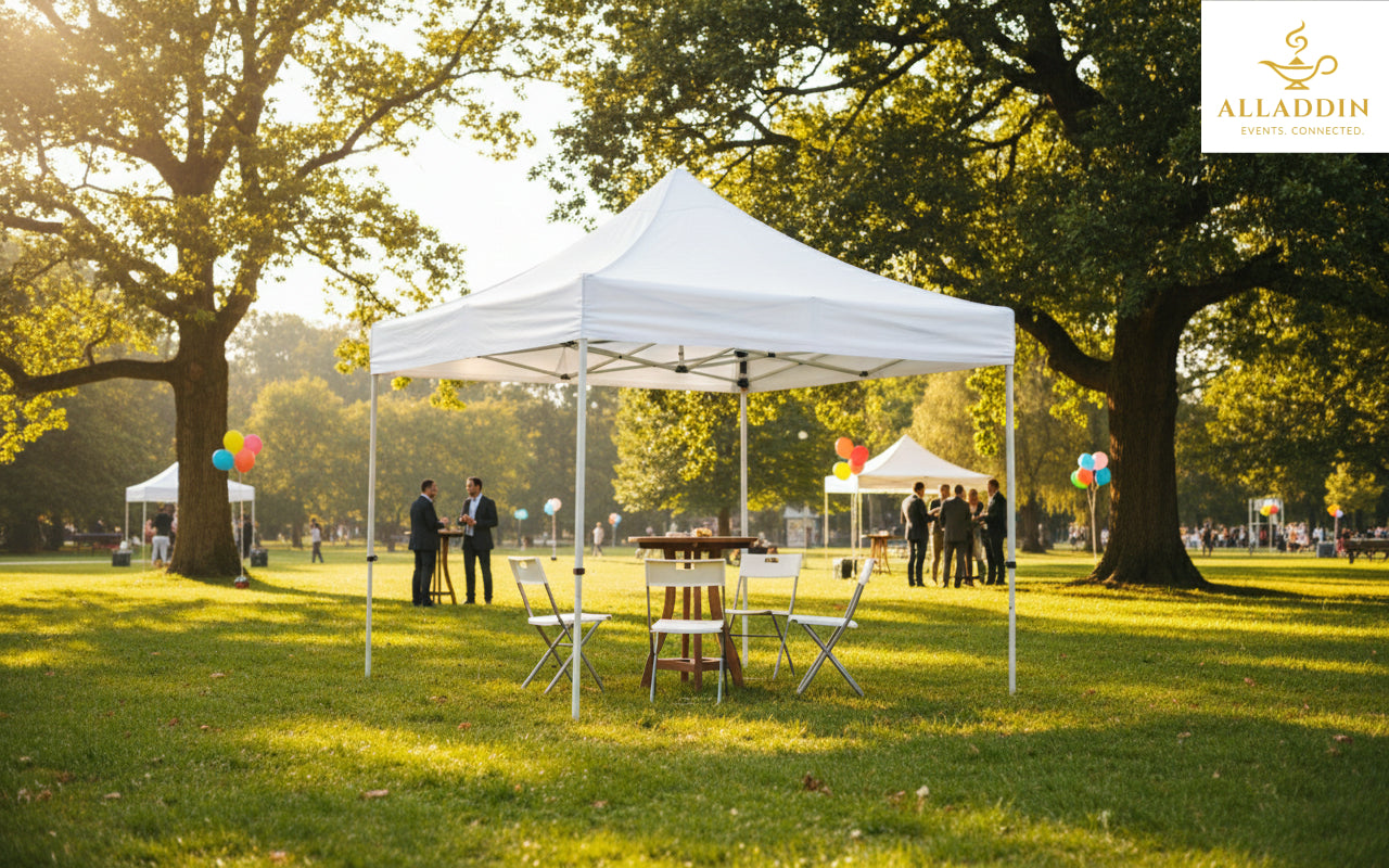 Outdoor Tent Without Side Cover 3 x 3 m