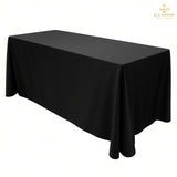 Rectangular Table with Black Cover