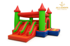 Red and Green Castle-Themed Bouncy