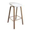 Tulip Barstool - White