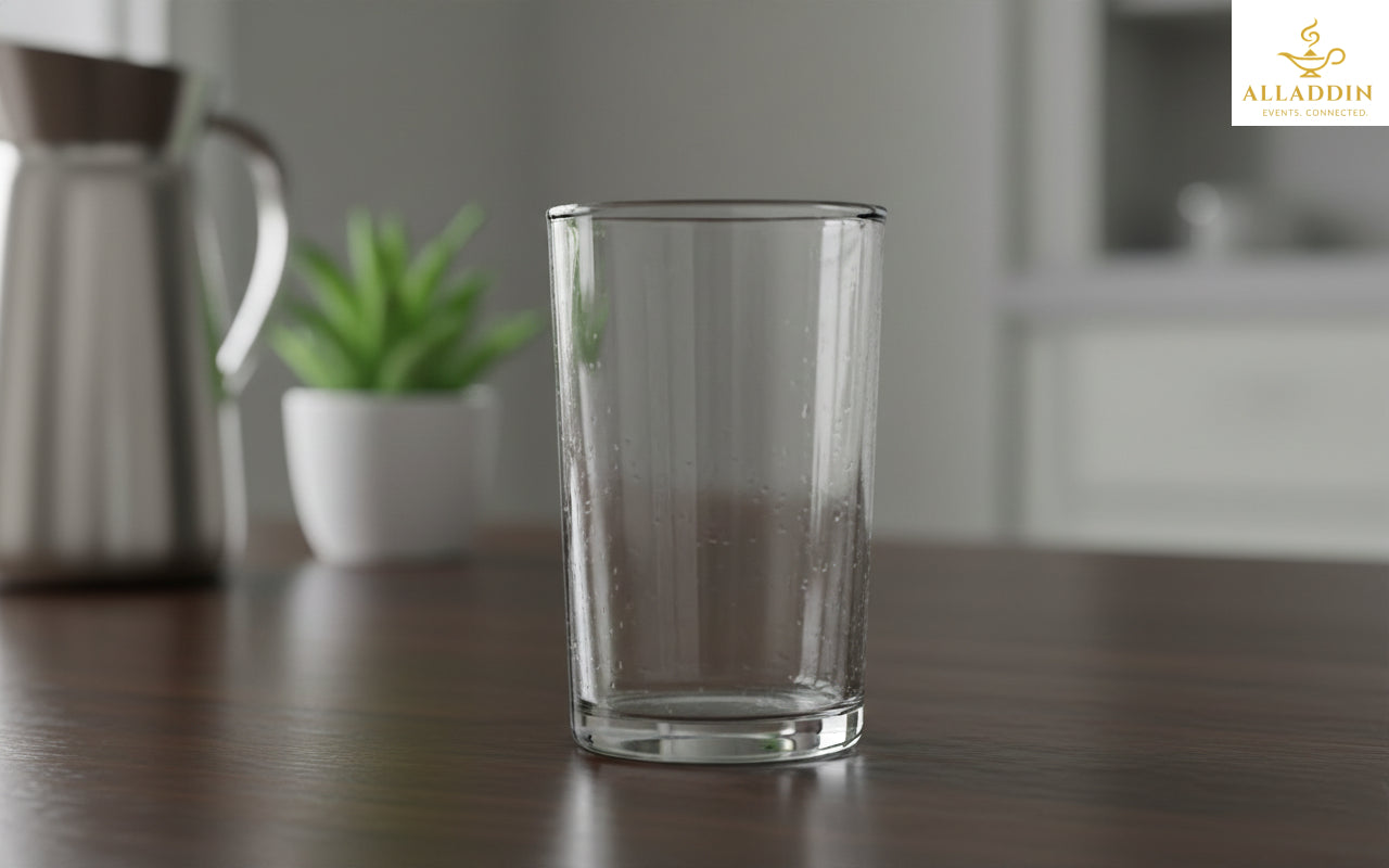 Clear Water Glass