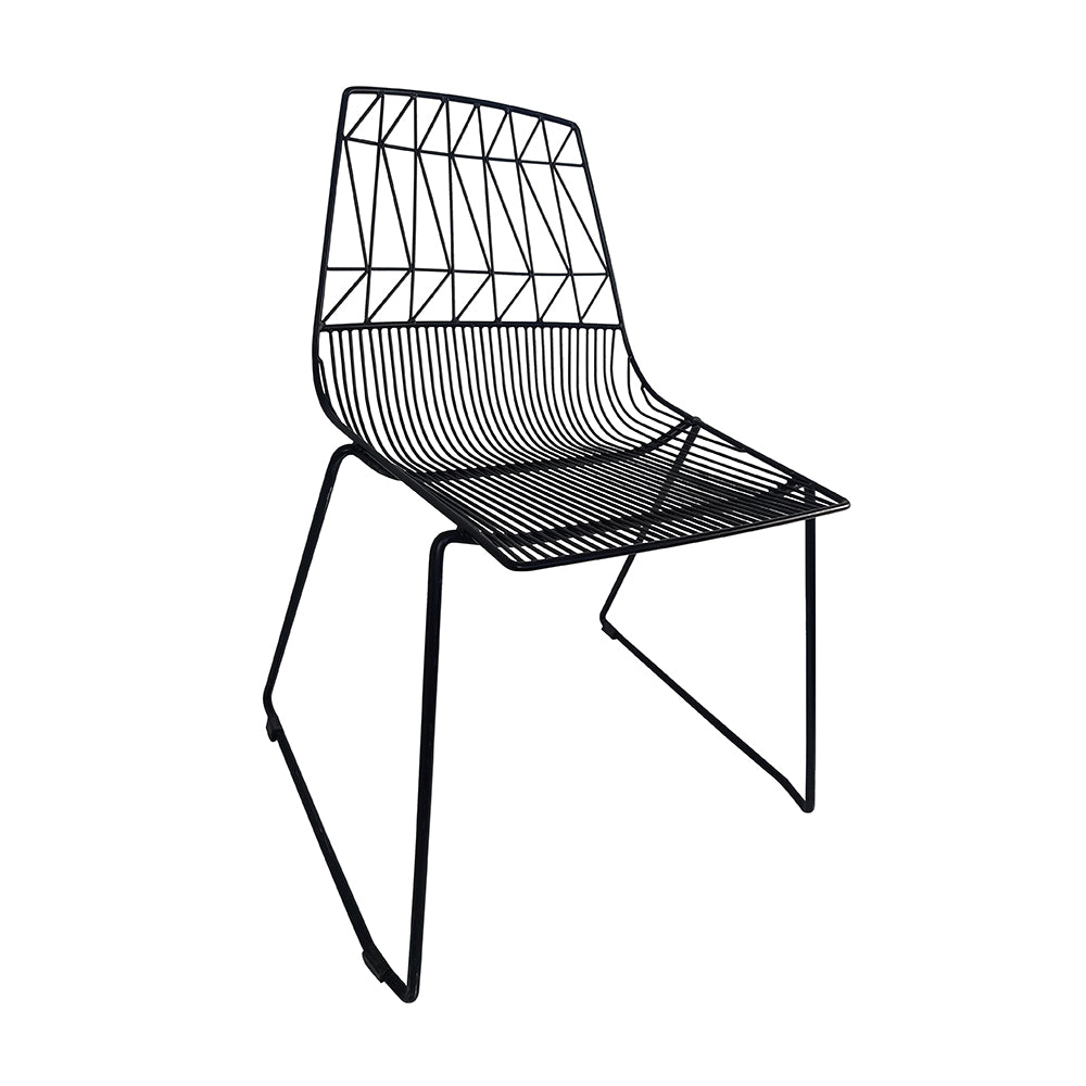 Noir Wire Chair - Black