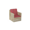 Natural Woody Sofa One Seater - Majlis
