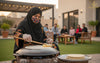 Arabic Traditional Food Cooking Lady