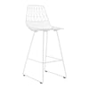 Noir Wire Barchair - White
