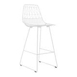 Noir Wire Barchair - White