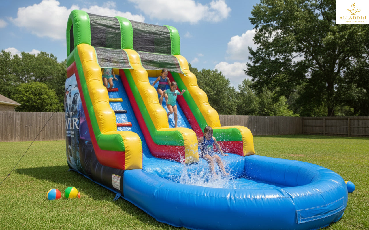 Avatar-Themed Water Slider