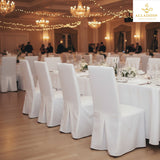 Banquet Chair with Plain White Covers