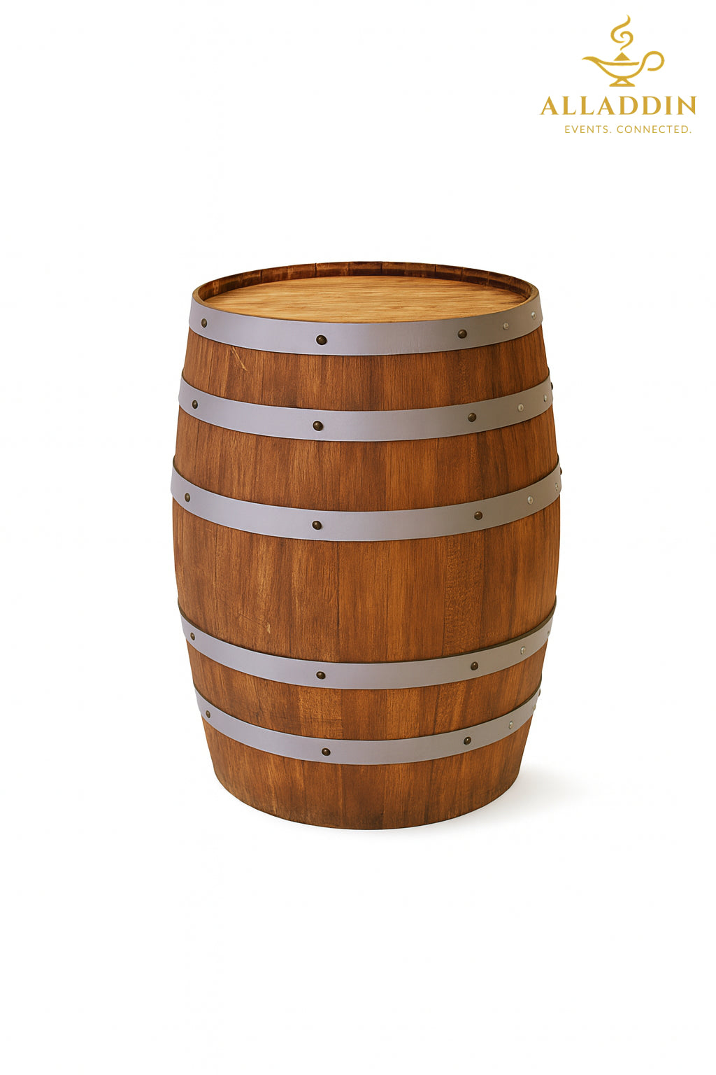 Barrel-Style Cocktail Table