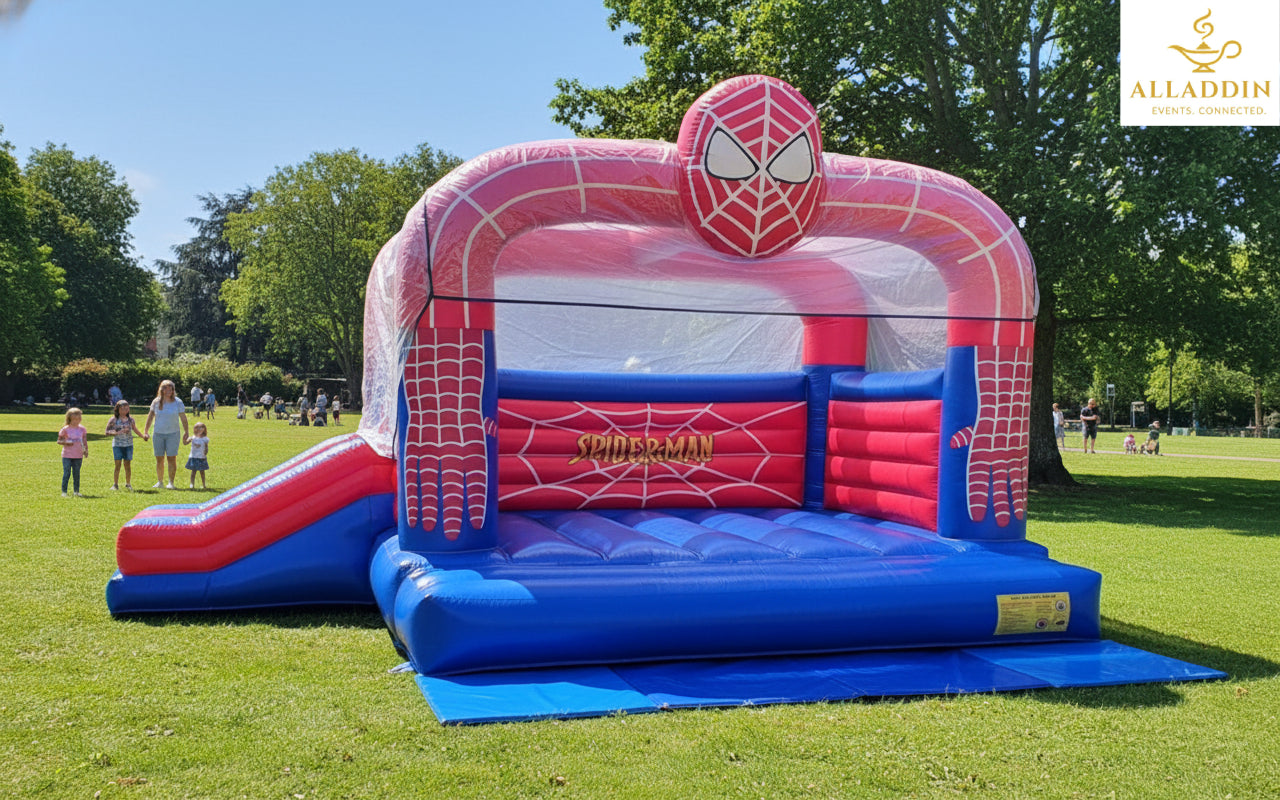Spider-Man–Themed Bouncy Castle