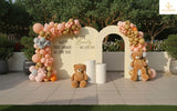 Coffee Apricot Teddy Bear Theme Decor