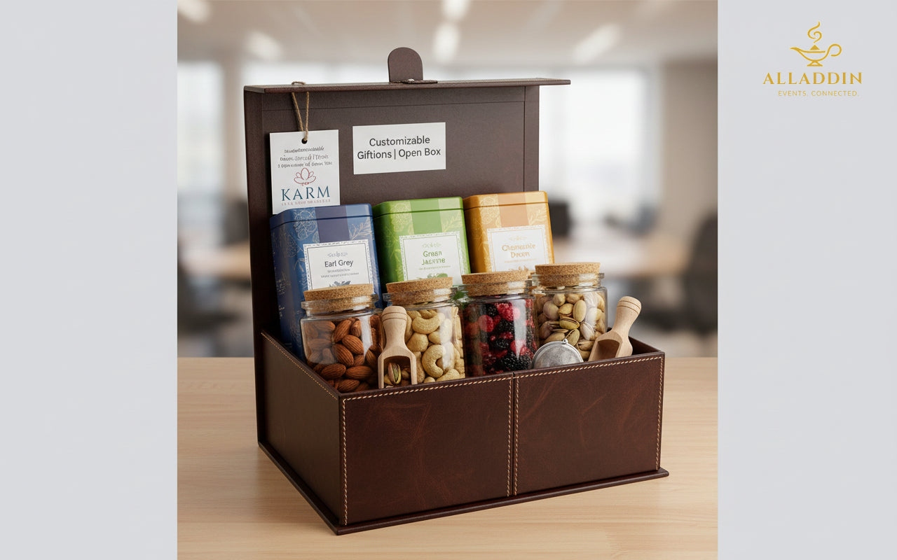 Customizable Corporate Open Gift Box