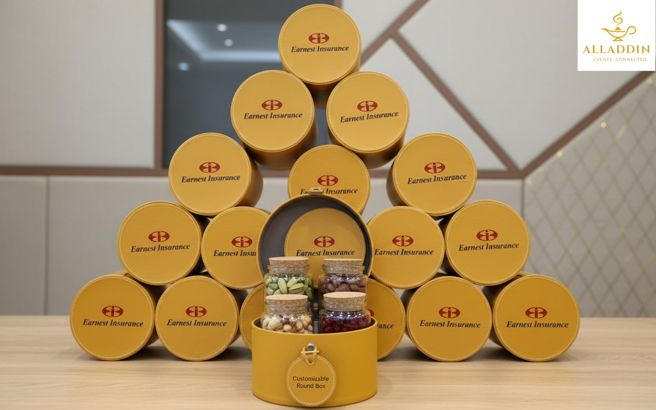 Customizable Corporate Round Gift Box