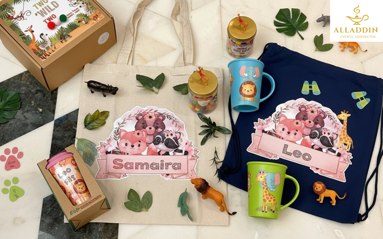 Customizable Safari-Themed Kids Goodie Boxes