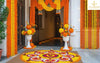 Diwali Marigold Entrance Decoration