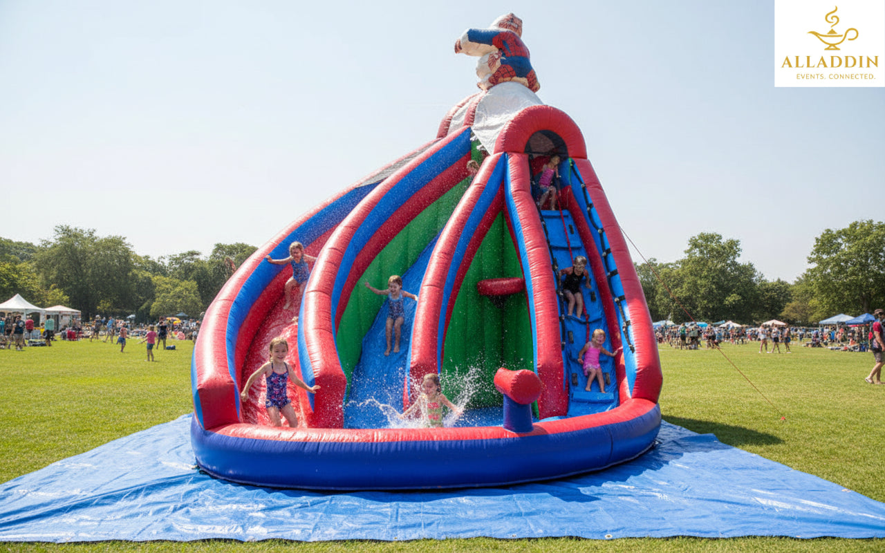 Double Slide Water Bouncy Castle