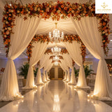 Draped Entrance Decoration