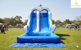 Blue Fish-Themed Water Slide
