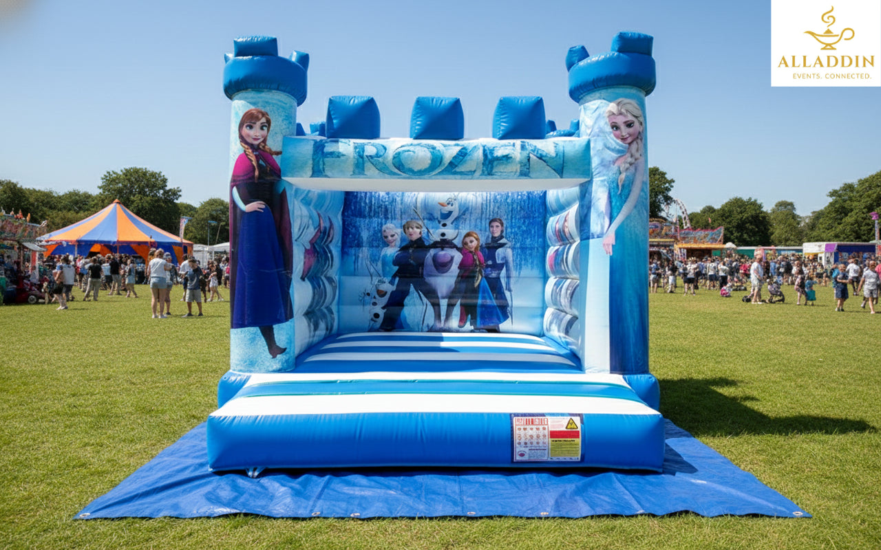 Frozen Open Castle Bouncy