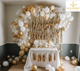 Gold Organic Balloon Decor
