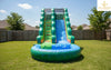 Green Water Inflatable Slide