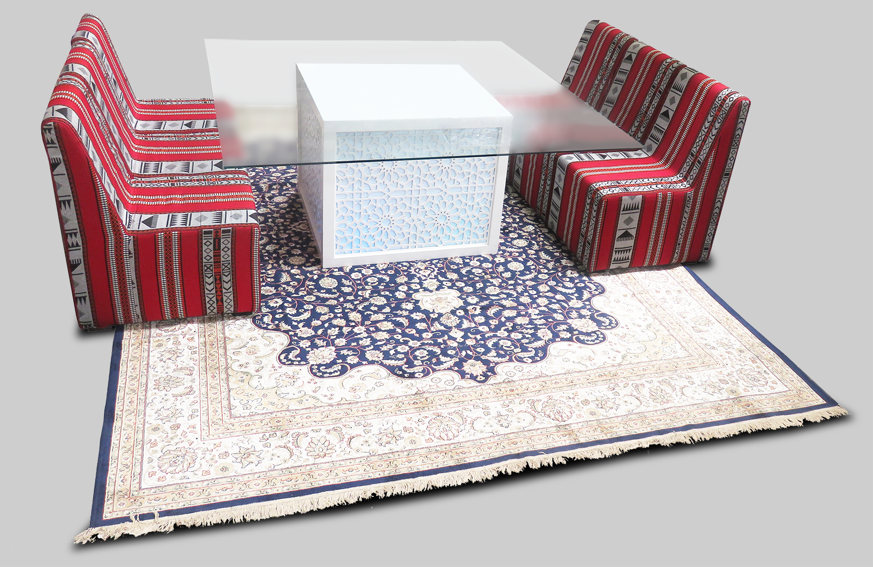 High Arabic Majlis 2-Seater Sofa