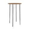 Hairpin Cocktail Table Round - Wooden