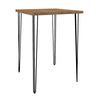 Hairpin Cocktail Table Square - Wooden
