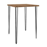Hairpin Cocktail Table Square - Wooden