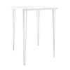 Hairpin Cocktail Table Square - White