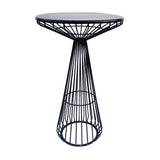 Noir Wireline Cocktail Table - Black