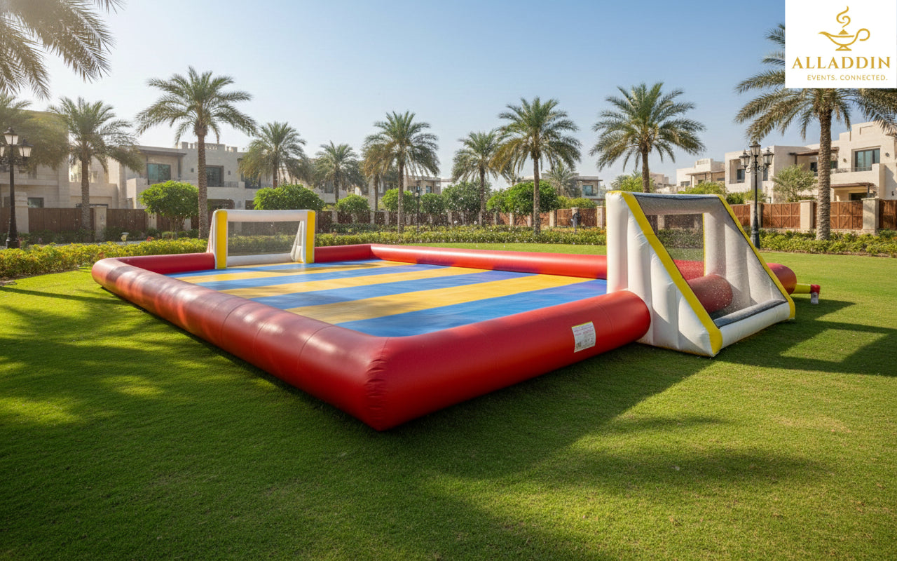 Inflatable Soapy Football Field